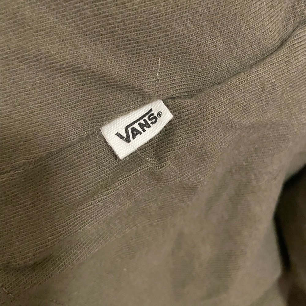 Vans Logo Army Green T-Shirt - Picture 2 of 5